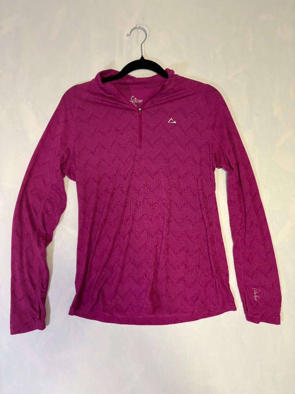Paradox Merino Blend Women’s 1/4 Zip Base Layer Pink Size Large